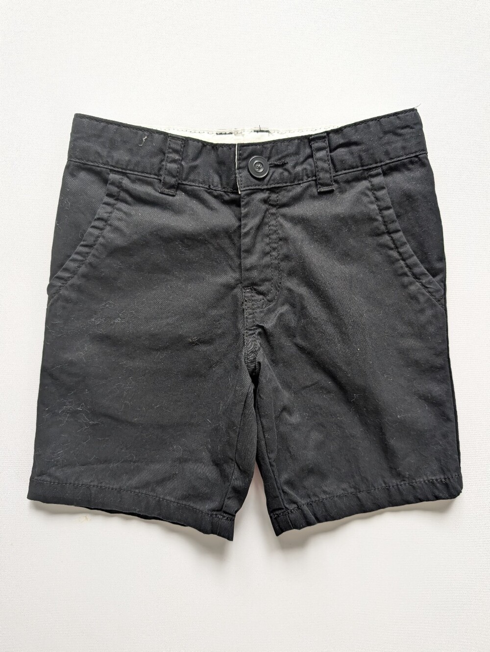 Cat & Jack Black Boys' Chino-Style Pull-On Shorts